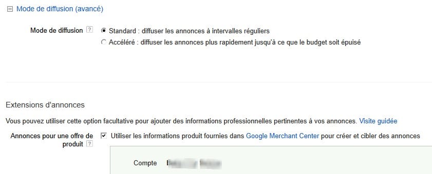 Créer sa campagne pour offre de produit afin d’apparaître sur Google Shopping (partie 3) 5 campagne offre de produit