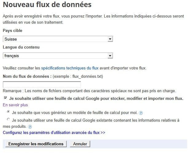 Créer sa campagne pour offre de produit : le flux produit (partie 4) 4 flux produit google shopping3