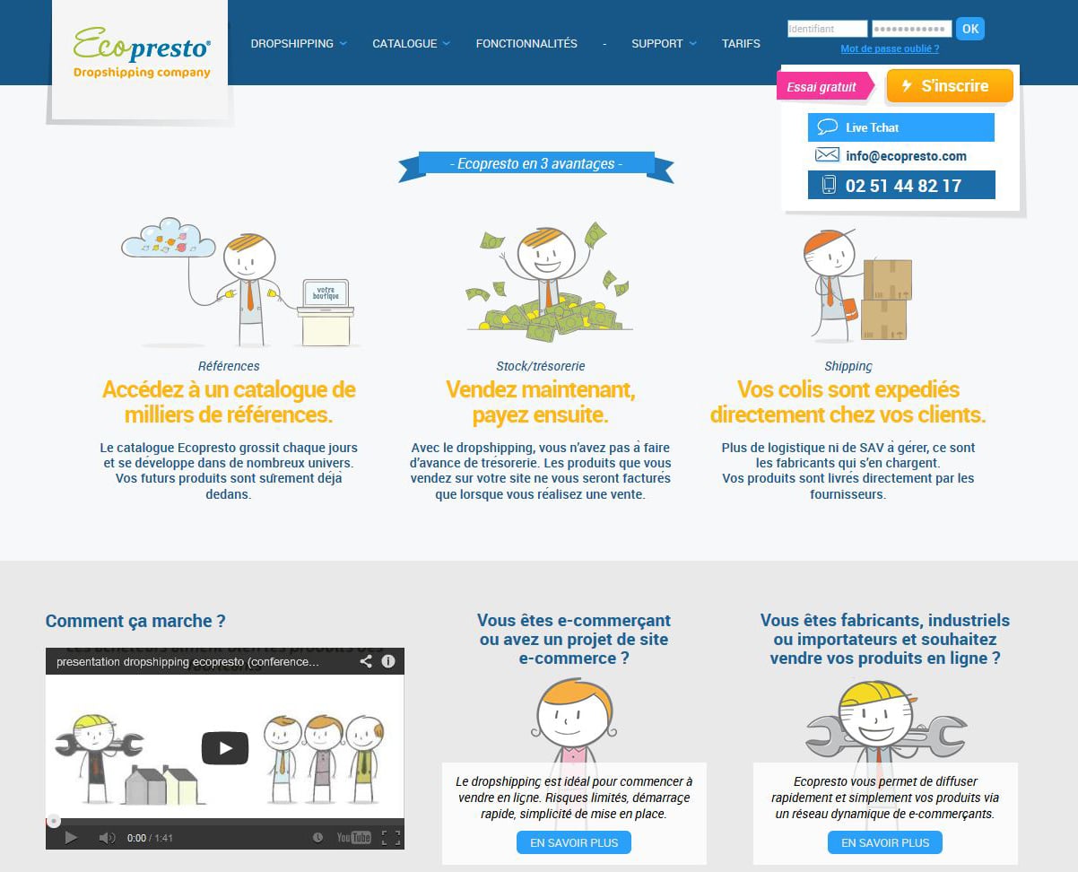 Interview exclusif : Ecopresto, nouveau partenaire Iziflux ! 2 ecopresto site