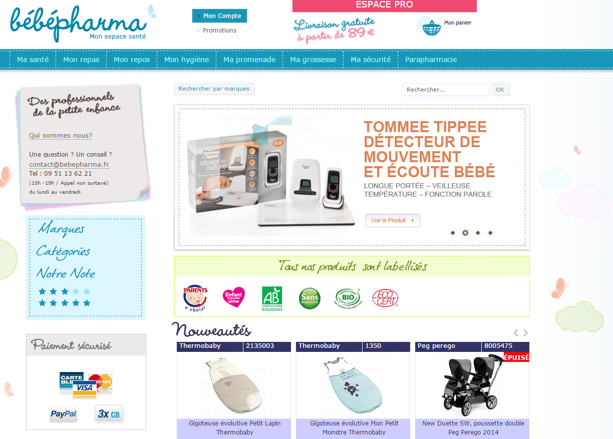 Bebepharma.fr dans la cours des grands : quand présence sur les marketplaces rime avec nombreuses ventes ! 2 bebepharma site ecommerce