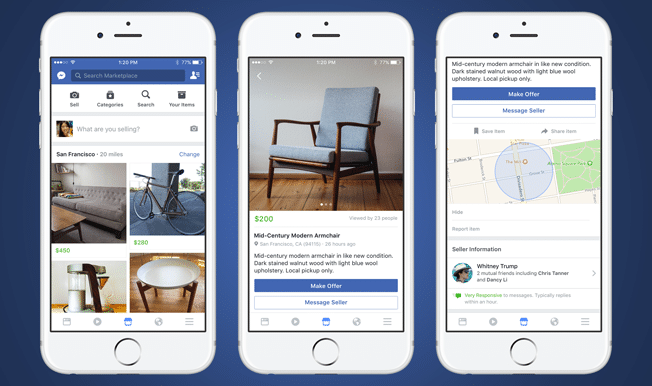 Facebook & e-commerce : une nouvelle marketplace a l'horizon ? 1 facebookmarketplace