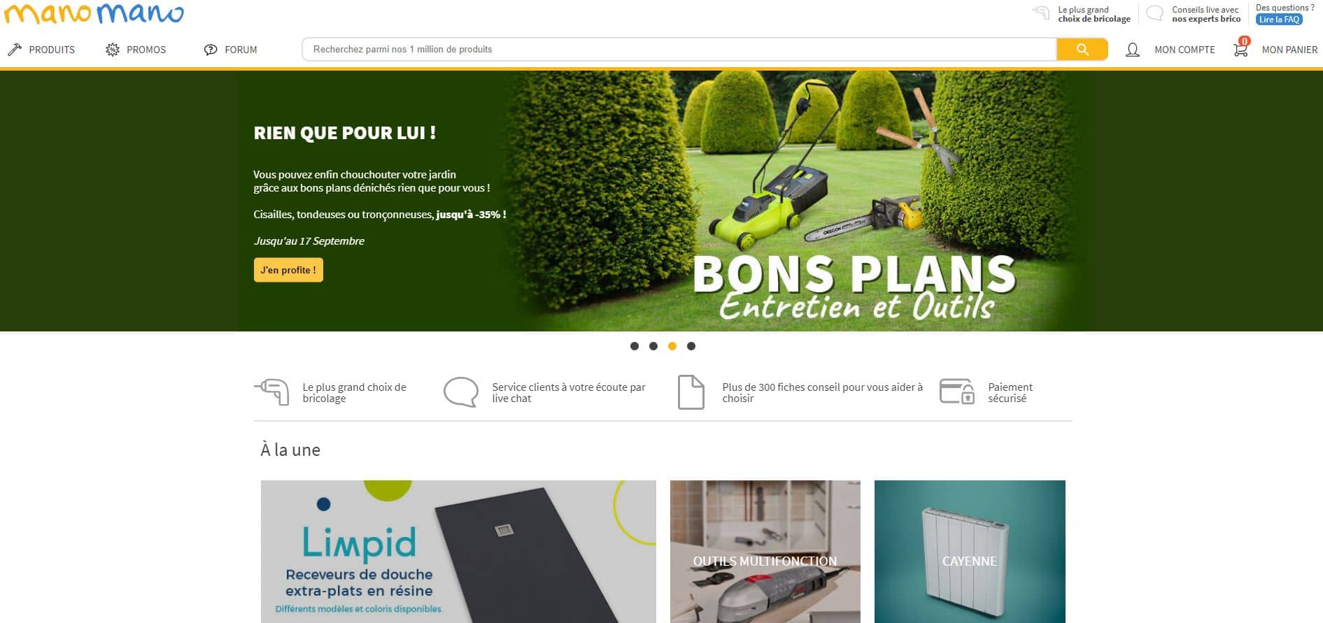 Notre marketplace partenaire ManoMano fait une levée de fond et optimise sa stratégie web ! 1 manomano 1