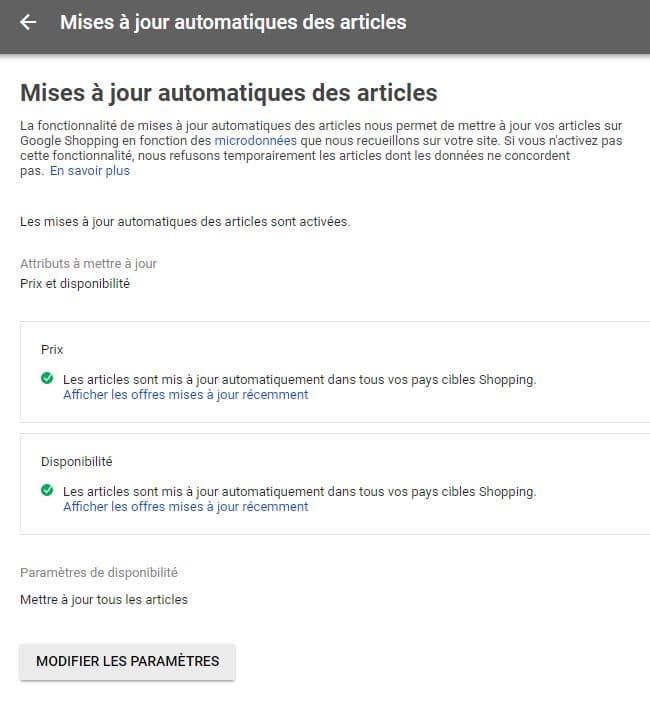 Flux Shopping : Activez la mise à jour automatique de vos articles dans Google Merchant Center 2 googlemerchantcenter 1
