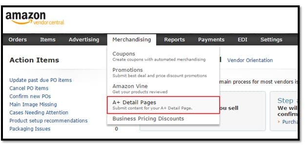 Amazon contenu A+