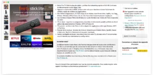 Comment bien rédiger la description de ses fiches produit Amazon ? 5 Fiche Fire TV Stick