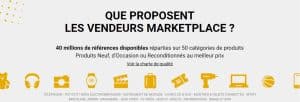 Produits vendus sur fnac marketplace