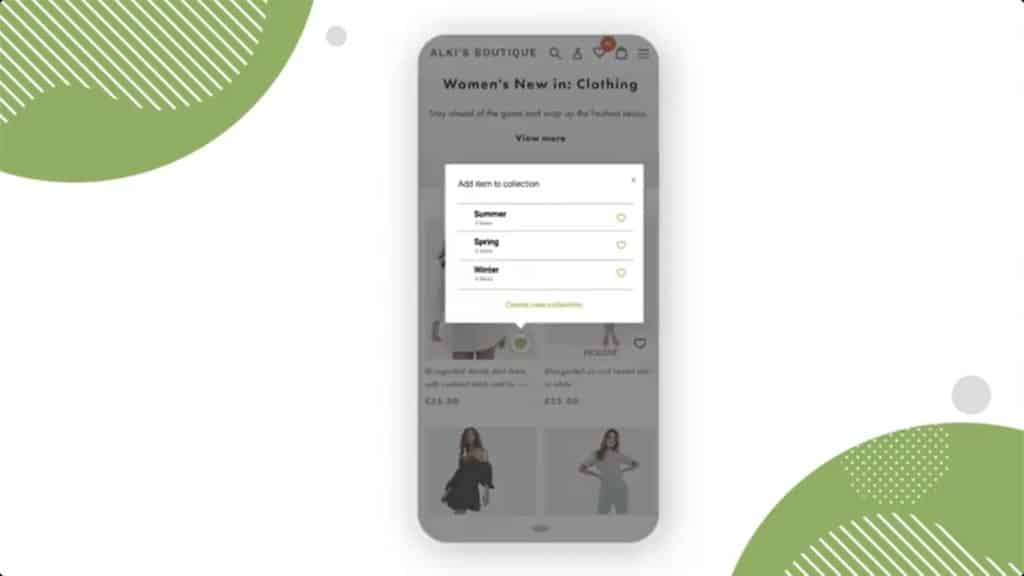 5 bonnes pratiques pour améliorer le taux de conversion de votre boutique Shopify 8 wishlist