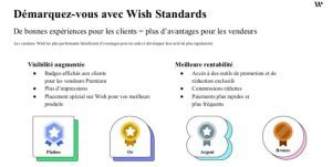 Vendre sur Wish avec Iziflux en diffusant votre catalogue produit 3 wish standards