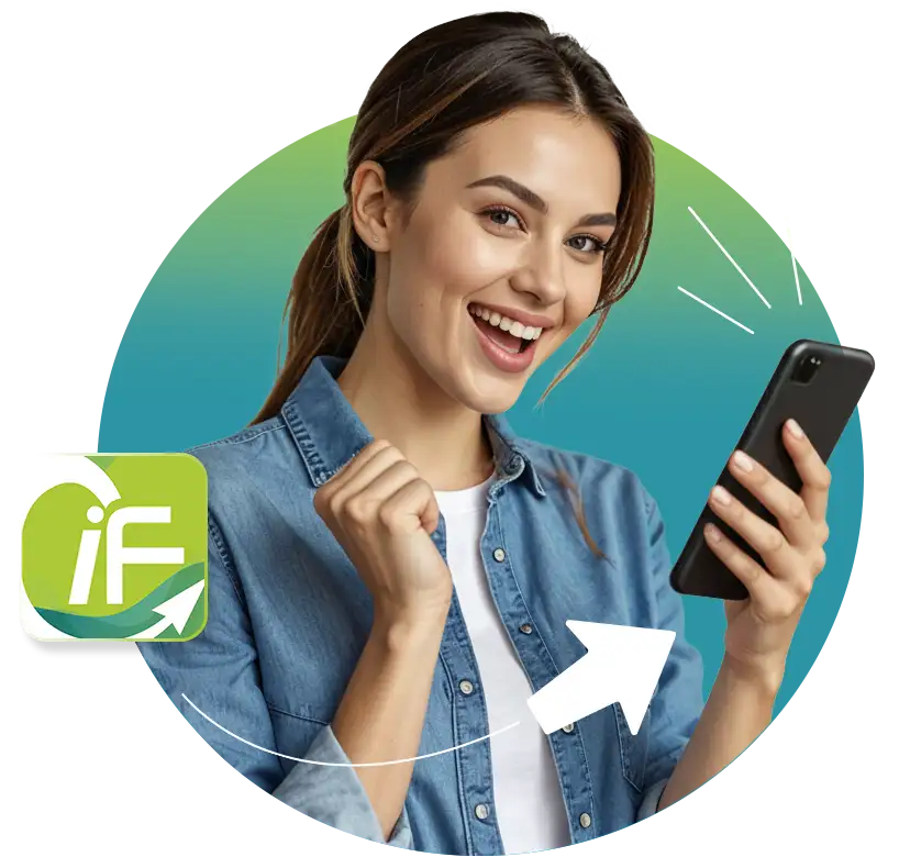 Entrepreneuse ayant souscrit son essai gratuit iziflux