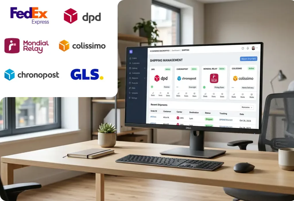 Back-office transporteurs