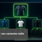 Variantes taille et couleur : produit parent et produits enfants, tuto Iziflux